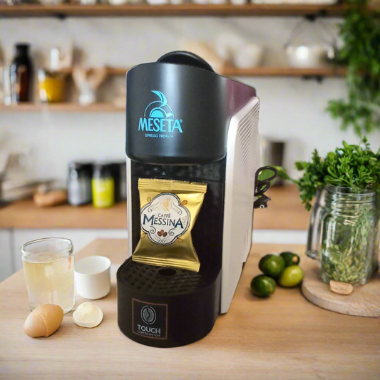 1 Touch-1Kaffeemaschine 29,99€ + 100 Kapsel Messina Touch compatibili con A Modo Mio 21,50€