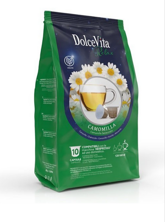 10 Nespresso-kompatible Kamillenkapseln