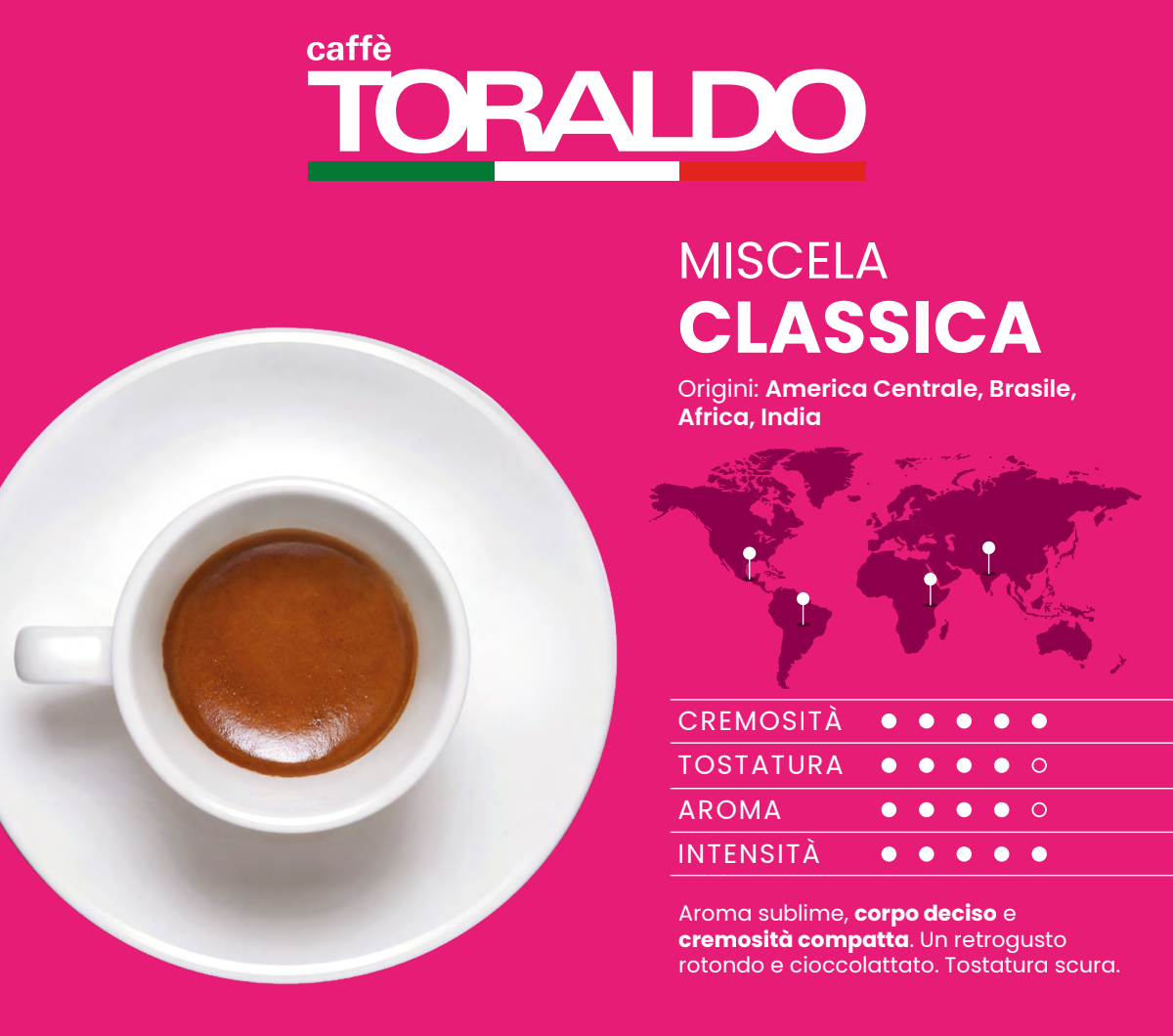 Toraldo Classica 100 capsule compatibili per Nespresso