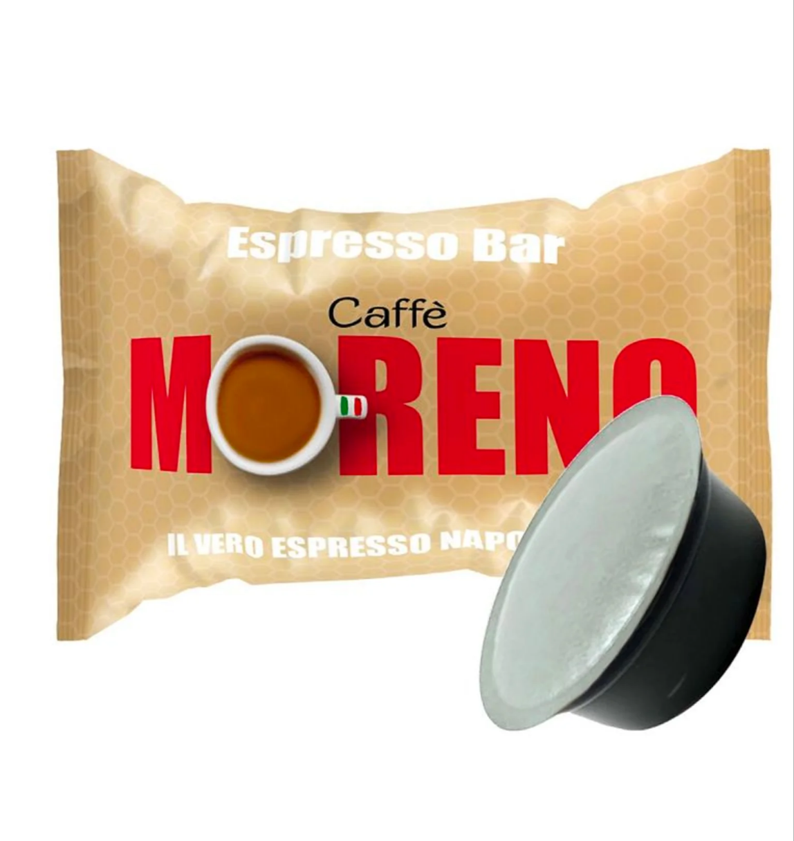 100 Moreno Aroma Espresso-kompatible Kapseln für Lavazza A Modo Mio-Maschinen