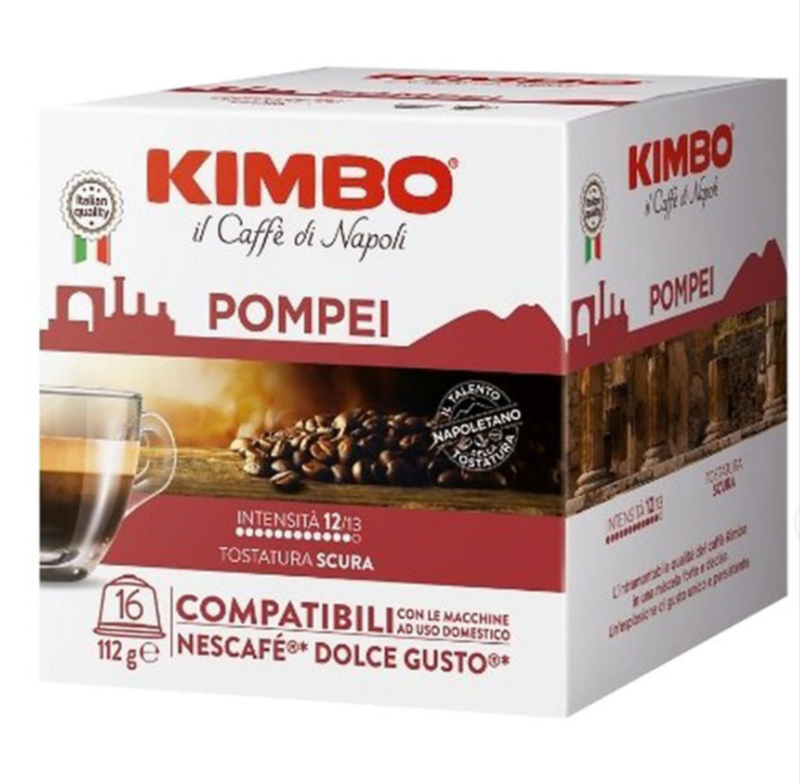 Kimbo Pompei 16 kapsel Dolce Gusto