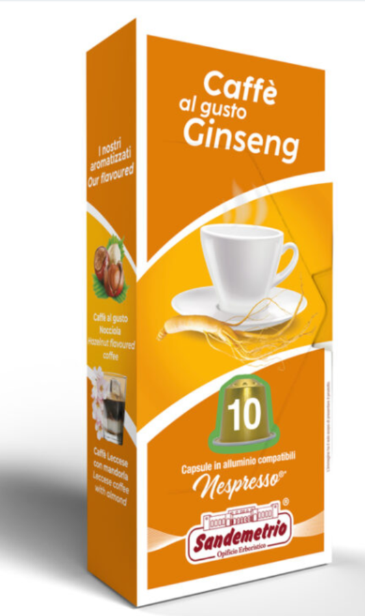 Ginseng-Kaffee, kompatibel mit Nespresso-Kaffeemaschinen