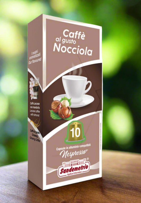 10 Capsule per Nespresso Nocciola