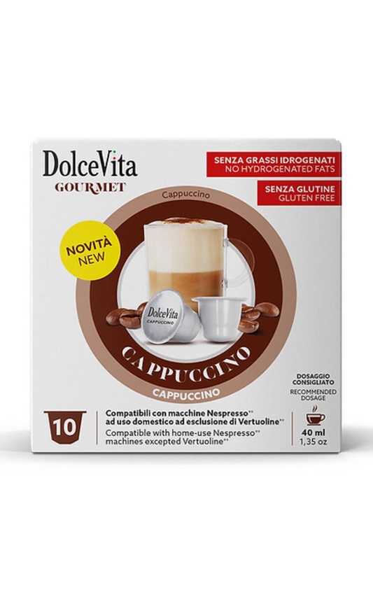 Dolce vita Cappuccino Kompatibel mit Nespresso-Maschinen 10 kapsel